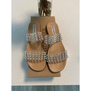 Steve Madden Clear Blizie sandal size 7
